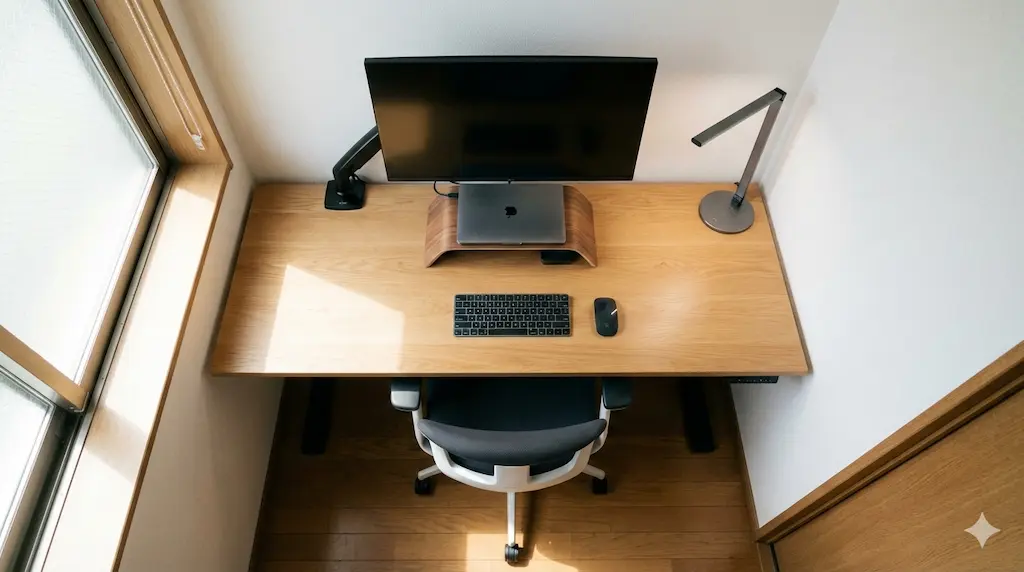 在宅ワーク環境の整え方|理想的なデスク配置と作業設計の例